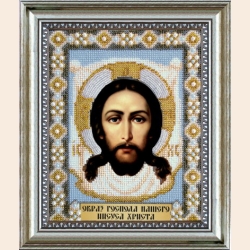 Набор для вышивания бисером ЧАРИВНА МИТЬ "Образ Господа Нашего Иисуса Христа"
